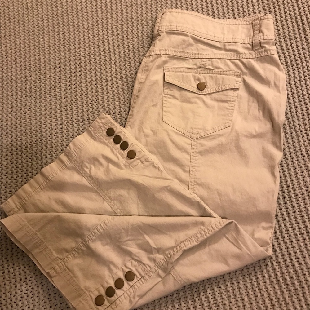 Style & Co. khaki capris